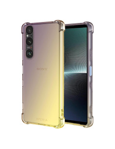 Funda TPU Antichoque Sony Xperia 1 IV 5G Negro/Dorado