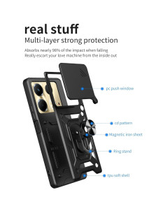 Funda Protectora Kukoufey para Infinix Note 40 4G Negra 2