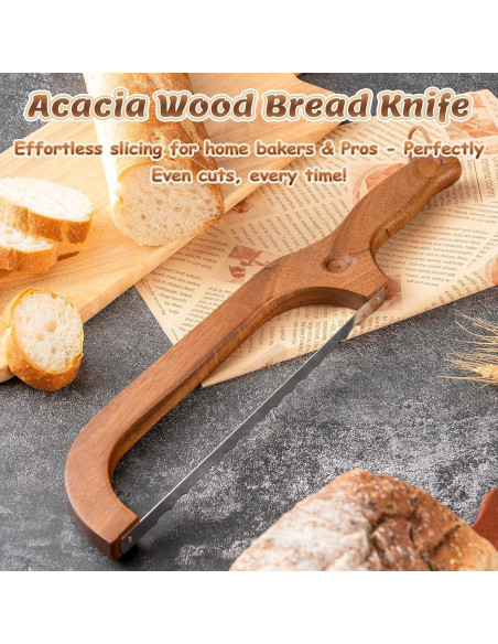 Cuchillo de Pan Pranski 36.83 cm Mango Ergonómico Corte Preciso