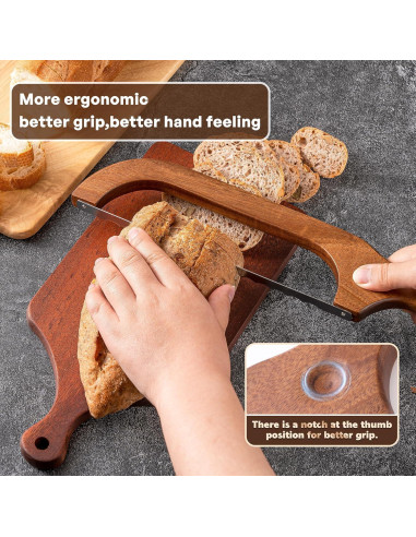 Cuchillo de Pan Pranski 36.83 cm Mango Ergonómico Corte Preciso