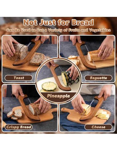 Cuchillo de Pan Pranski 36.83 cm Mango Ergonómico Corte Preciso