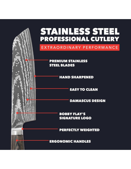 Juego de cuchillos Santoku GreenPan x Bobby Flay 2 piezas