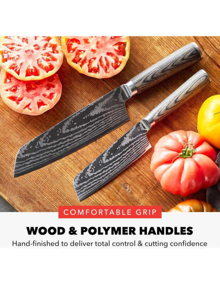 Juego de cuchillos Santoku GreenPan x Bobby Flay 2 piezas