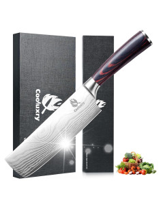 Cuchillo Nakiri 18 cm Acero Inoxidable Mango Ergonómico