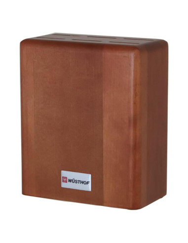 Bloque de cuchillos de carne Wüsthof de madera de ciruela 6 ranuras