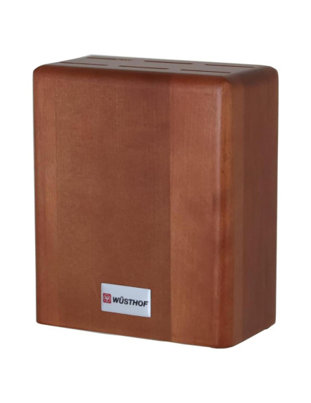 Bloque de cuchillos de carne Wüsthof de madera de ciruela 6 ranuras