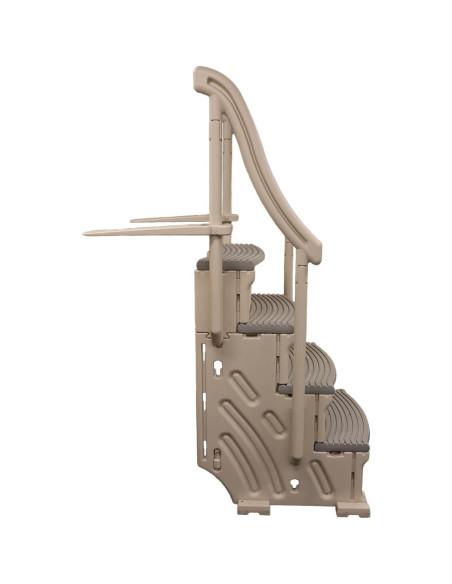 Escalón Confer Plastics Curve CCX-AG para piscina elevada