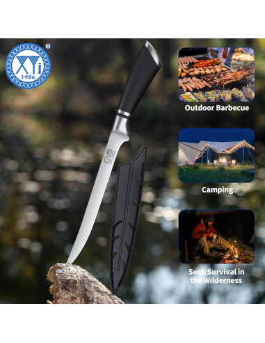 Cuchillo de Cocina Profesional XYJ 20.3 cm Acero Inoxidable