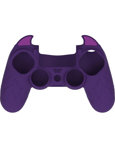 Funda Silicona Antideslizante PlayVital para Controlador PS4 - Morado