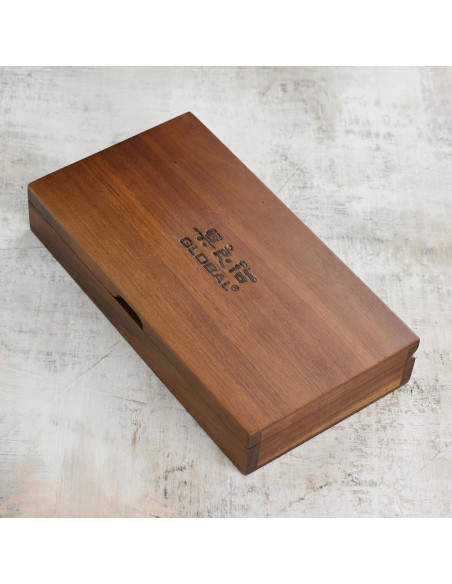 Juego de Cuchillos de Carne Global Fine Edge - 6 Piezas - Hecho en Japón