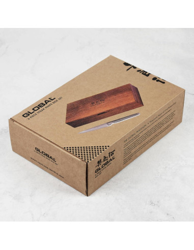 Juego de Cuchillos de Carne Global Fine Edge - 6 Piezas - Hecho en Japón