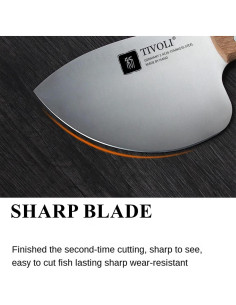 Cuchillo de Pescado TIJERAS 15.5cm Acero Inoxidable Forjado 2