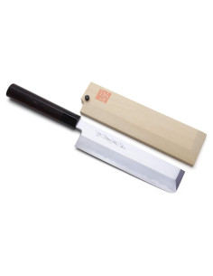 Cuchillo Usuba Yoshihiro 7" Acero Alto Carbono Hecho a Mano