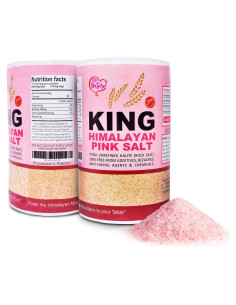 Sal de Himalaya Rosa Fina Orgánica King 737g - Rica en Minerales