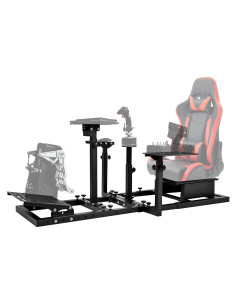 Cockpit de Simulación de Vuelo Supllueer Ajustable 145,6x105,6cm