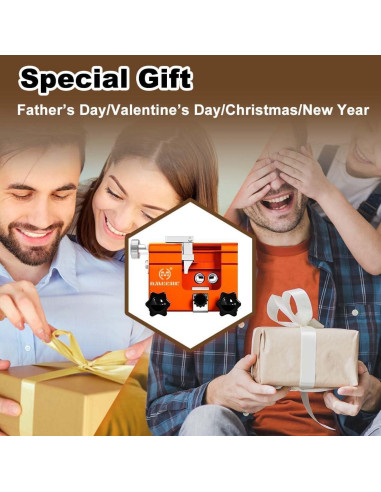 Kit Afilador de Motosierra OMCCHK Manual 3 Piezas Naranja