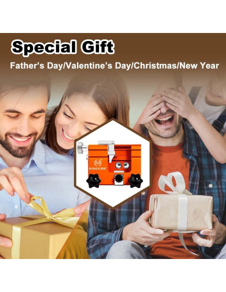 Kit Afilador de Motosierra OMCCHK Manual 3 Piezas Naranja