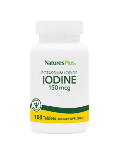 Yoduro de Potasio NaturesPlus 150 mcg - 100 Tabletas Veganas
