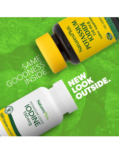 Yoduro de Potasio NaturesPlus 150 mcg - 100 Tabletas Veganas 2