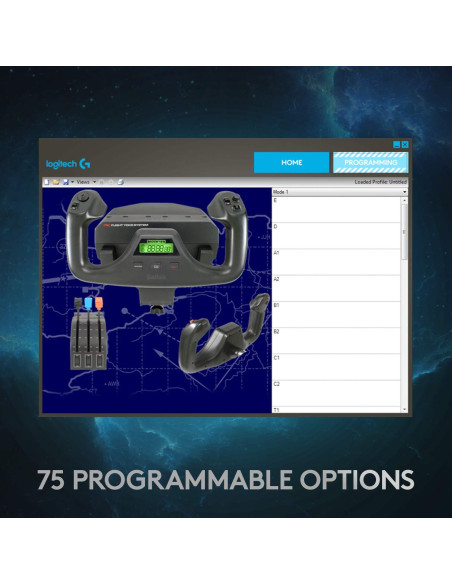 Yugo de Vuelo Logitech G PRO con Cuadrante de Aceleración