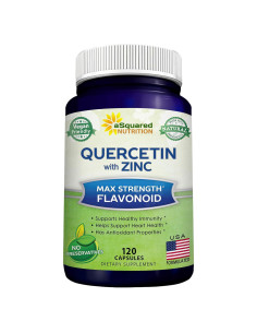 Suplemento de Quercetina 1000mg + Zinc aSquared - 120 Cápsulas