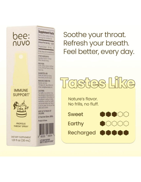 Spray de Garganta Beenuvo con Propóleos y Miel de Manuka 30 ml