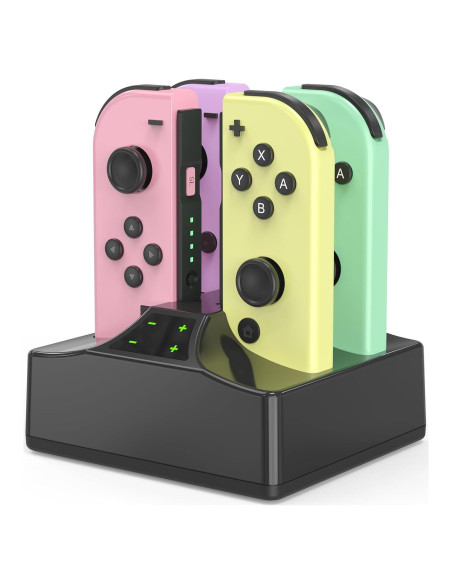 Cargador Joycon YCCSKY para Nintendo Switch - Carga 4 Controladores
