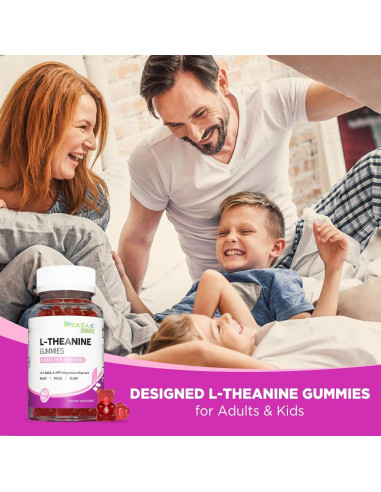 Gominolas L-Theanine 200mg ZA'ZA K ORGANICS Sabor Durazno