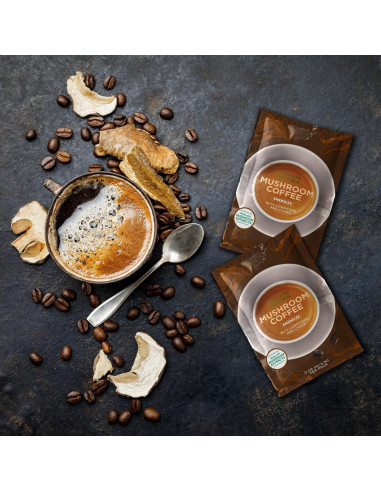 Café Instantáneo de Champiñones ShroomDNA 20 Sobres 51g