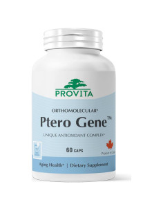 Suplemento Antioxidante Vegano Provita Ptero Gene 60 Cápsulas