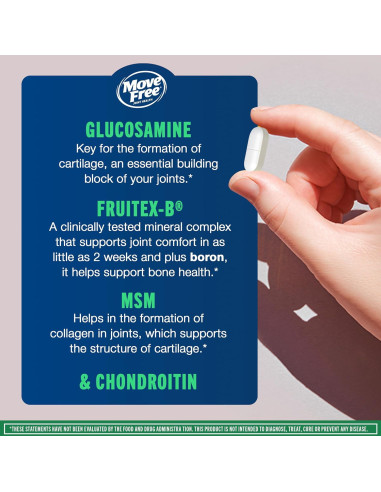 Move Free Advanced Suplemento Articular Glucosamina 120 Tabletas