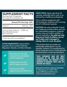 Cápsulas de HMB 2000mg Havasu Nutrition - 120 Unidades Veganas 2