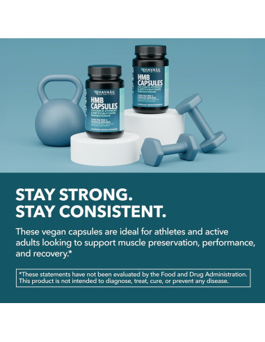 Cápsulas de HMB 2000mg Havasu Nutrition - 120 Unidades Veganas
