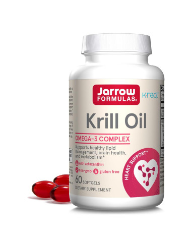 Aceite de Krill Jarrow Formulas 60 Cápsulas Blandas Omega-3