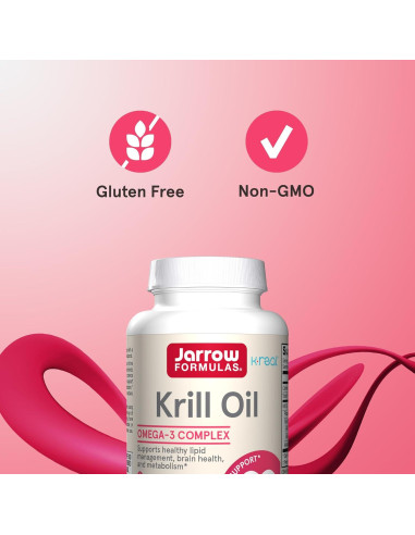 Aceite de Krill Jarrow Formulas 60 Cápsulas Blandas Omega-3