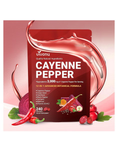 Suplemento Softgels VivoNu Pimienta de Cayena 14-en-1 163g
