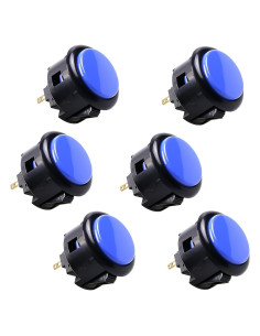 Botones de Presión Sanwa OBSF-30 - 6 Piezas para Arcade