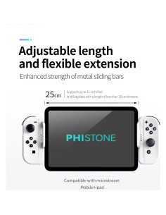Soporte Joycon para Móviles Phistone Ajustable Blanco 2
