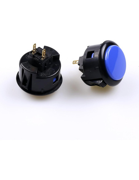 Botones de Presión Sanwa OBSF-30 - 6 Piezas para Arcade