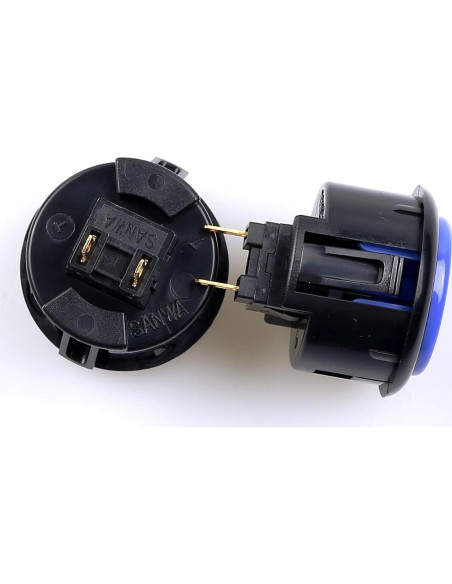 Botones de Presión Sanwa OBSF-30 - 6 Piezas para Arcade