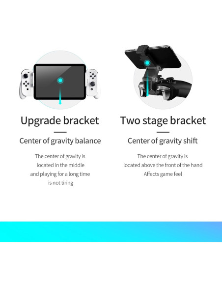 Soporte Joycon para Móviles Phistone Ajustable Blanco