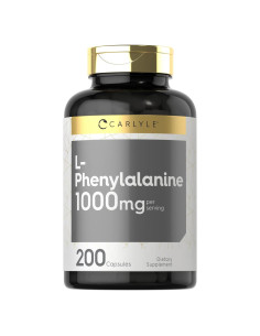 Suplemento L-Fenilalanina Carlyle 1000mg 200 Cápsulas Sin OGM
