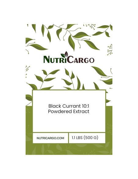 Extracto en polvo de grosella negra 10:1 NutriCargo 500g