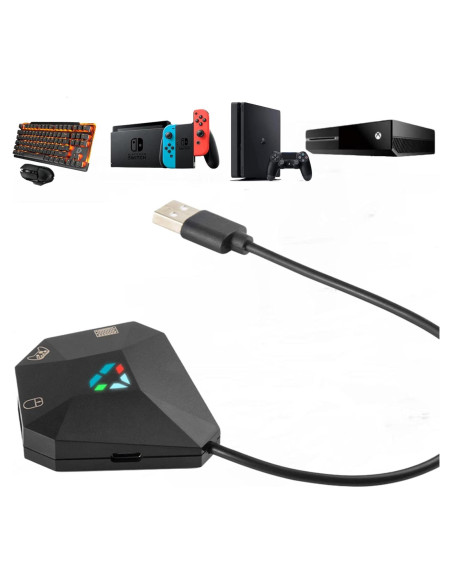 Adaptador de Teclado y Ratón arVin para Consolas PS4/Xbox Adaptador de Teclado y Ratón arVin para Consolas PS4/Xbox