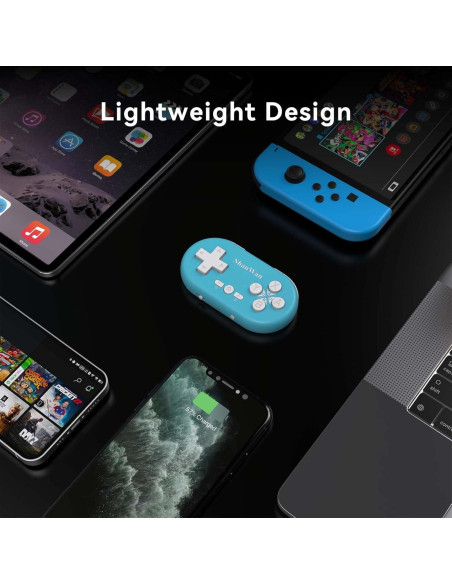 Controlador Mini ShanWan Bluetooth para Switch y PS4 Kabrilan