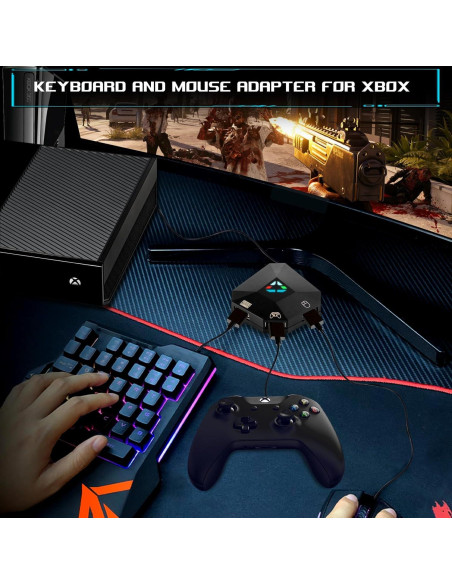 Adaptador de Teclado y Ratón arVin para Consolas PS4/Xbox Adaptador de Teclado y Ratón arVin para Consolas PS4/Xbox