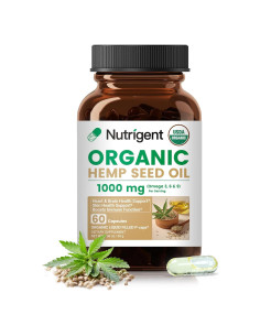 Aceite de Semilla de Cañamo Orgánico Lefancaps 1000 mg 60 Cápsulas