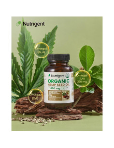 Aceite de Semilla de Cañamo Orgánico Lefancaps 1000 mg 60 Cápsulas 2