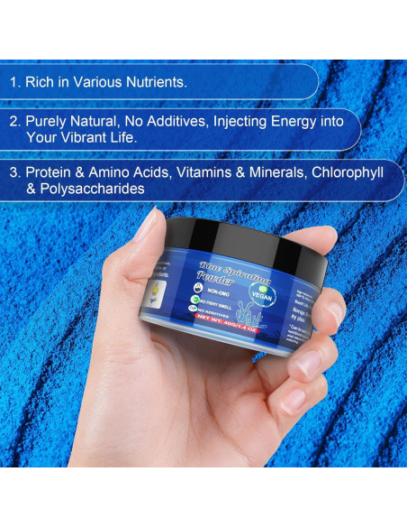 Polvo de Espirulina Azul ERCorArt 40g Colorante Natural Vegano