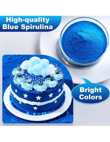 Polvo de Espirulina Azul ERCorArt 40g Colorante Natural Vegano